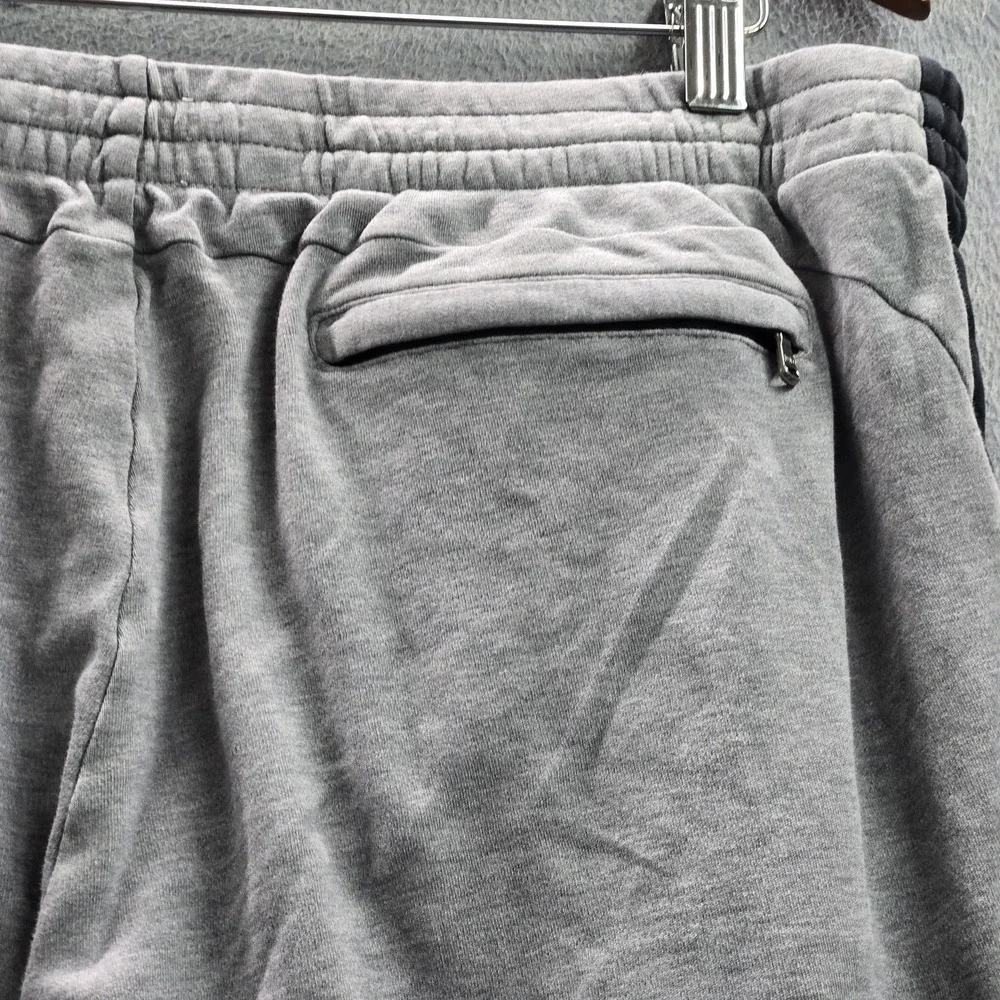 Polo‎ Ralph Lauren Men Pants L Gray Embroidered Sweatpants Jogger Zipper 25